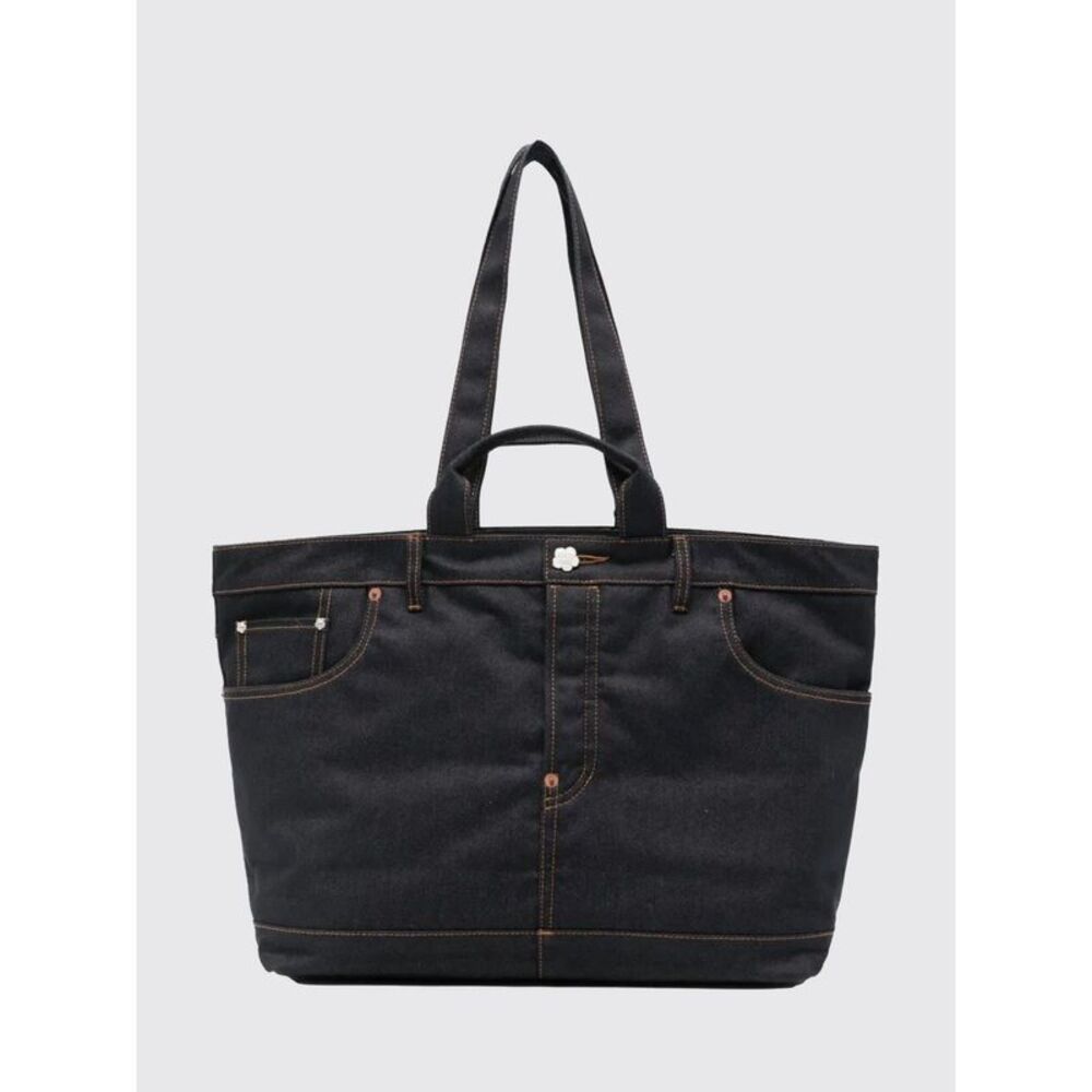 Kenzo Men Cotton Denim Tote Bag Kenzo